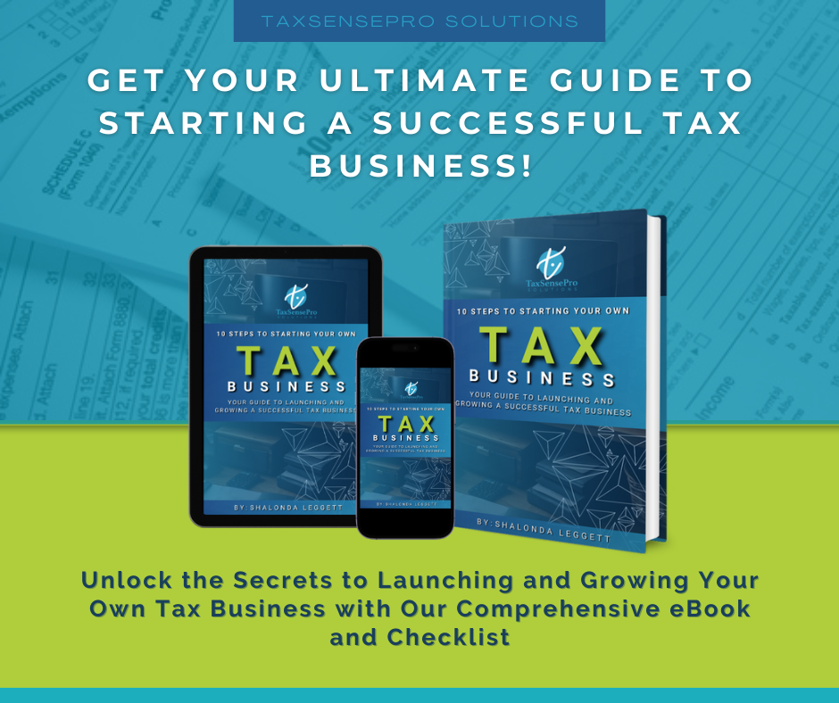 "10 Steps to Starting Your Own Tax Business" eBook